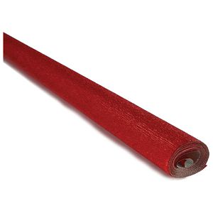 Papir krep  60g 50x150 cm Cartotecnica Rossi 403 metalik crveni