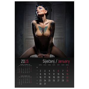 Kalendar "Erotika 2023" 13 listova, spirala - rasprodaja