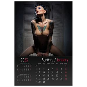 Kalendar "Erotika 2025" 13 listova, spirala