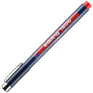 Flomaster za tehničko crtanje profipen 0,5 mm Edding 1800 crveni