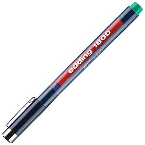 Flomaster za tehničko crtanje profipen 0,7 mm Edding 1800 zeleni