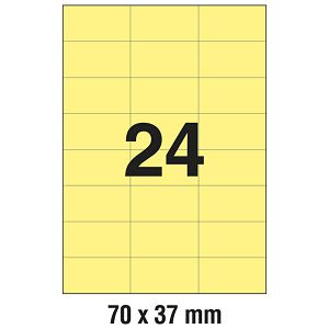 Etikete ILK  70x37 mm pk100L Zweckform 3451 žute