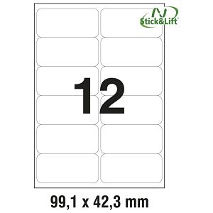 Etikete ILK  99,1x42,3 mm odljepljive pk25L Zweckform L4743REV-25