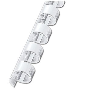 Spirala plastična fi-28 mm pk50 Fornax bijela
