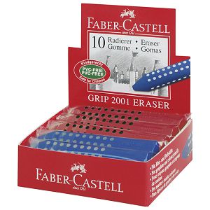Gumica Grip 2001 Faber-Castell 187101 crvena/plava