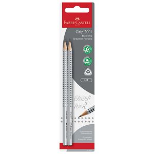 Olovka grafitna HB Grip 2001 pk2 Faber-Castell 217497 blister