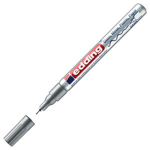 Marker permanentni lakirajući 0,8 mm Edding 780 srebrni