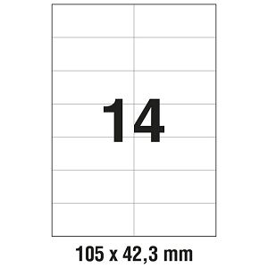 Etikete ILK 105x42,3 mm pk100L Zweckform 3653