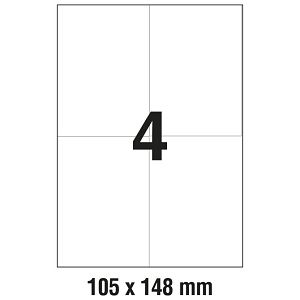 Etikete ILK 105x148 mm pk100L Zweckform 3483