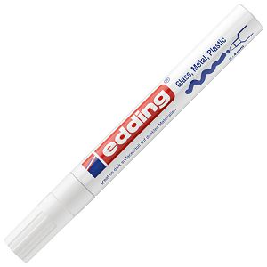 Marker permanentni lakirajući 2-4 mm Edding 750 bijeli