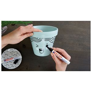 Marker permanentni lakirajući 2-4 mm Edding 750 crni