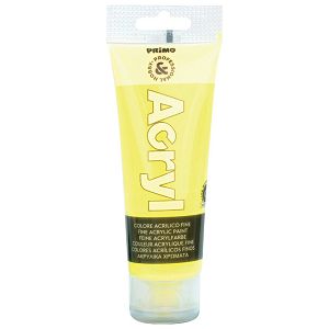 Boja akrilna  75ml pvc tuba Primo 420TAF75210 fluorescentno žuta