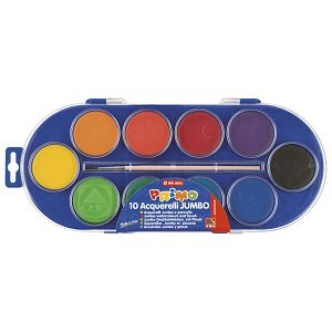 Boja vodena fi 44 mm 10boja+kist Primo 120A10SG blister