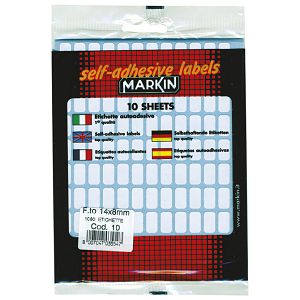 Etikete slep  14x8 mm pk10L Markin 10010 blister