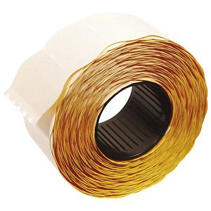 Etikete u roli 26x16mm oble dvoredne pk36 Printex narančaste