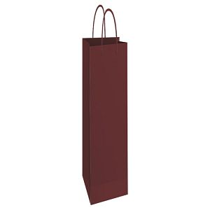 Vrećice ukrasne-boca 13x40x8 cm sjajna plastifikacija Fornax bordo