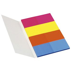 Zastavica 20x50 mm 4bojex40L Global Notes 2671-09 prozirna sortirano blister