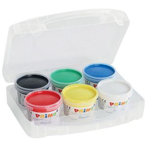 Boja tempera za ruke 100g u čaši 6boja Primo 221TD100SP