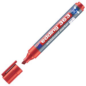 Marker za bijelu ploču 1-5 mm Edding 363 crveni