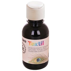 Boja tempera za tekstil 125ml Primo 410TX125800 crna