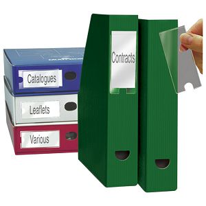 Etui za registrator samoljepljiv  55x150 mm+karton pk6 3L.(Djois)10340 blister