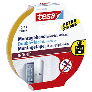 Traka ljepljiva obostrana 19 mm/5m spužvasta Indoor Tesa 55741 blister