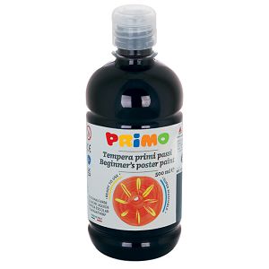 Boja tempera  0,5 litre Primo base 202BR500800 crna