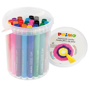 Flomaster školski  36boja (12bojax3komada) u pp kantici Jumbo Primo 622BPJ36N