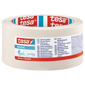 Traka ljepljiva krep 50 mm/35m Basic Tesa 58594