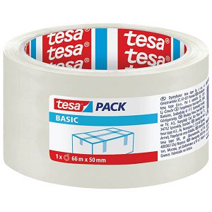 Traka ljepljiva 50 mm/66m akrilna Hot Melt Basic Tesa 58570 prozirna