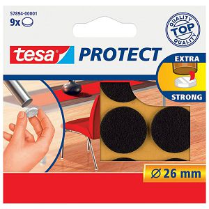 Podložak filc okrugli 26 mm pk9 Tesa 57894-1 smeđi!!