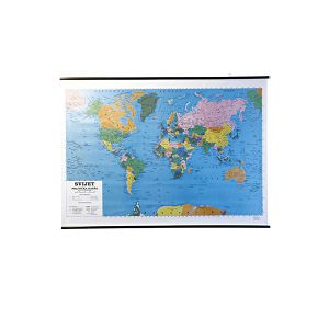 Karta zidna svijeta-1:30.000.000 politička Questor
