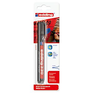 Marker permanentni 1-5 mm klinasti vrh Edding 330/1 crni blister