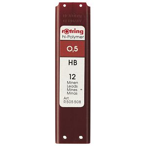 Mine 0,5 mm HB polymer 1tuba Rotring S0312650