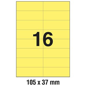 Etikete ILK 105x37 mm pk100L Zweckform 3455 žute