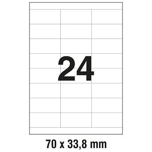Etikete ILK  70x33,8 mm pk100L Zweckform 3664!!
