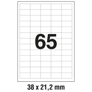 Etikete ILK  38x21,2 mm pk100L Zweckform 3666