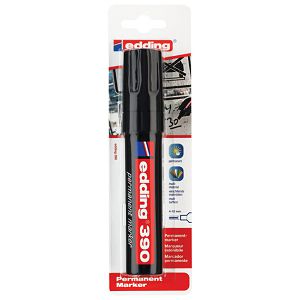 Marker permanentni 4-12 mm Edding 390/1 crni blister