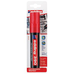 Marker permanentni 4-12 mm Edding 390/1 crveni blister