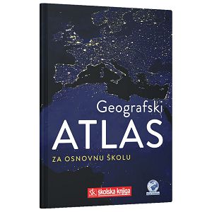 Atlas geografski za osnovnu školu-meki uvez Školska Knjiga