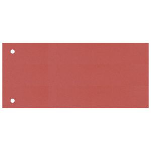 Pregrada kartonska 23,5x10,5cm pk100 Fornax crvena