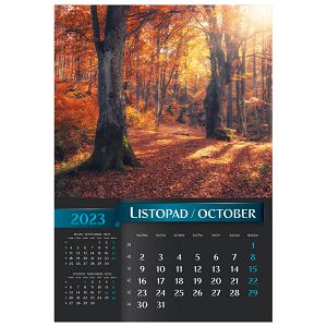 Kalendar "Šumska priča 2025" 13L, spirala
