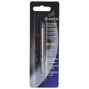 Uložak za olovku kemijsku 0,8mm fine Parker 1950368 plavi blister 