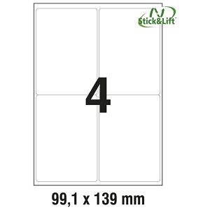 Etikete ILK  99,1x139 mm odljepljive pk25L Zweckform L4733REV-25