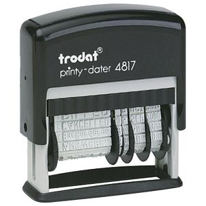 Printy-Datumar H-3,8mm+12 fraza Trodat 4817