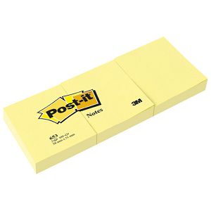 Blok samoljepljiv  38x51mm 3x100L 3M.653 žuti!!