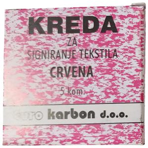 Kreda krojačka pk5 Karbon crvena