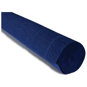 Papir krep 180g 50x250cm Cartotecnica Rossi 555 indigo plavi