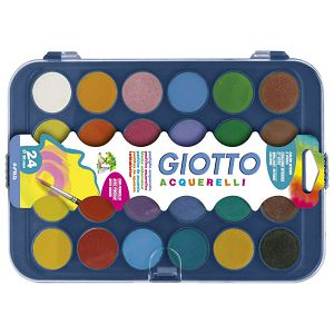 Boja vodena fi 30mm 24boje+kist Giotto Fila 3320 (3524) blister