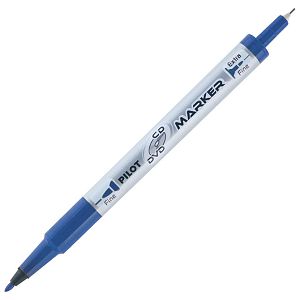 Marker za CD/DVD permanentni obostrani 0,4-0,7mm Twin Marker Pilot SCA-TMCD-L plavi 